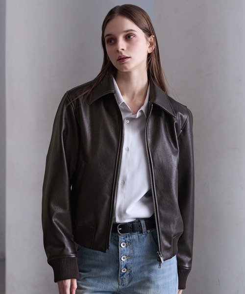 CLEL】Deep Texture Blouson / ディープテクスチャーブルゾン