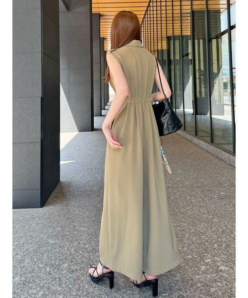 SNIDEL（スナイデル）の「トレンチディテールオールインワン（つなぎ