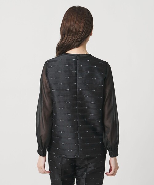 リボン カットジャガード ブラウス（シャツ/ブラウス）｜UNITED ARROWS