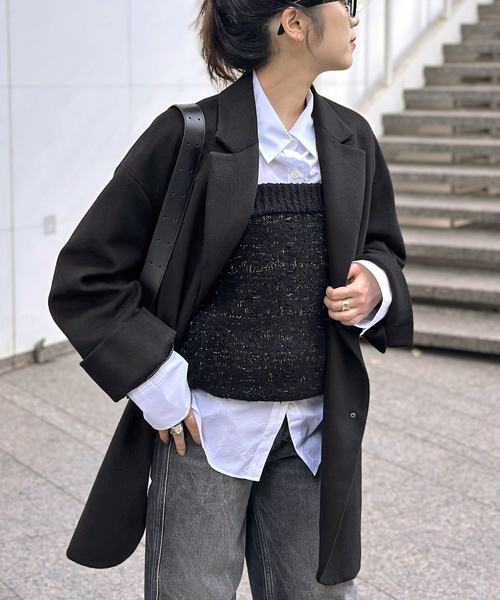 AP STUDIO（エーピーストゥディオ）の「Over-sized Jacket Coat