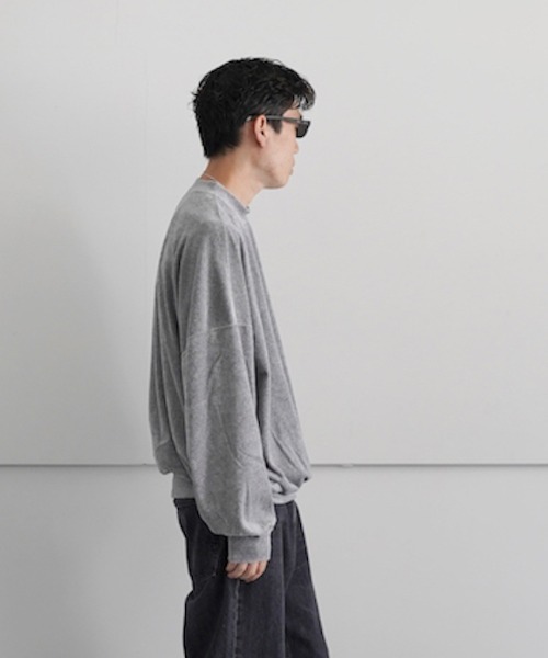 TTT MSW（ティー）の「TTTMSW VELOURS CREW NECK SWEAT（スウェット