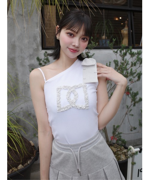 ビッグリボンワンショルトップス（その他トップス）｜Darich