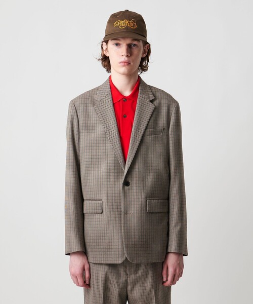 セール】＜UNITED ARROWS & SONS＞ WOOL CHECK BOXY 2B JACKET