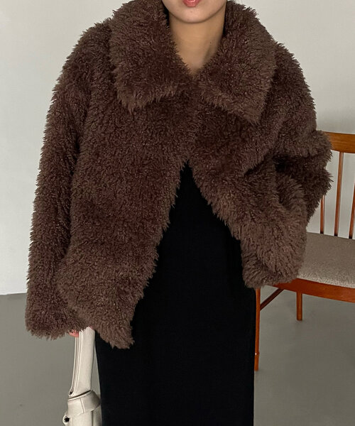 エコファーコート（その他アウター）｜CAPRICIEUX LE'MAGE（カプリ