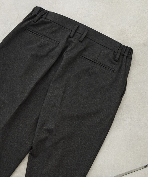 Setup可】Warm Air サイドゴムスラックス ｜ウォッシャブル/ストレッチ