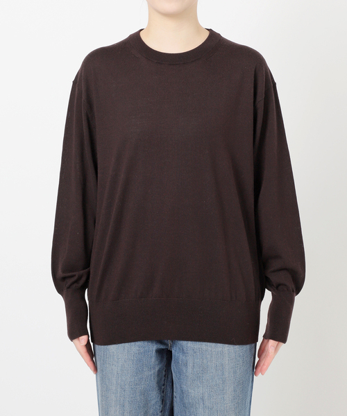 手洗い可 / 追加》18G クルーネックプルオーバー（ニット/セーター