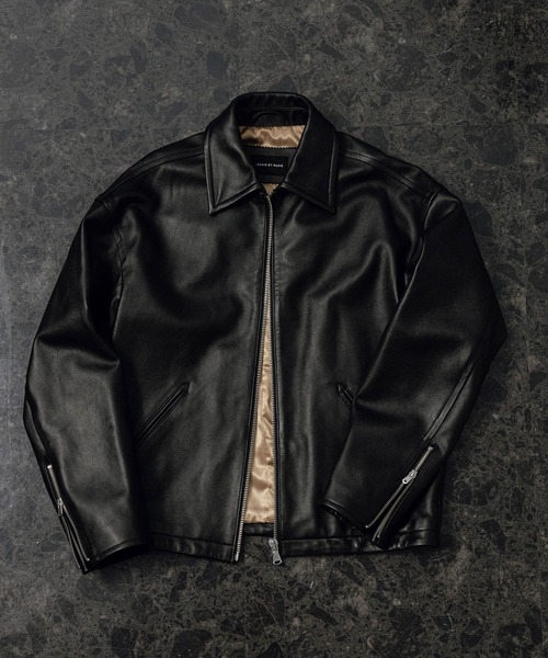 ラムレザー ジップアップ ブルゾン（ブルゾン）｜ADAM ET ROPE