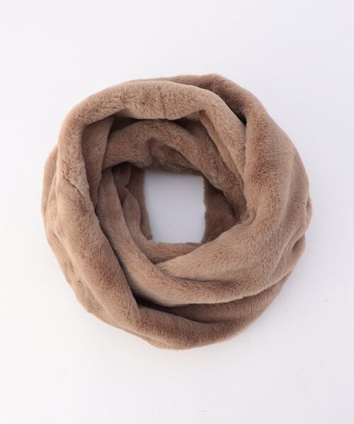 antiqua フェイクファースヌード＊ブラウン