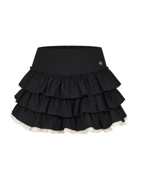 Charm Frill Culotte Mini Skirt（スカート）｜andwang（アンドワン