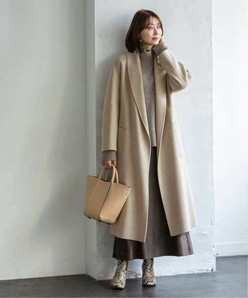 Noble（ノーブル）の「super160ショールカラーリバーコート◇（その他