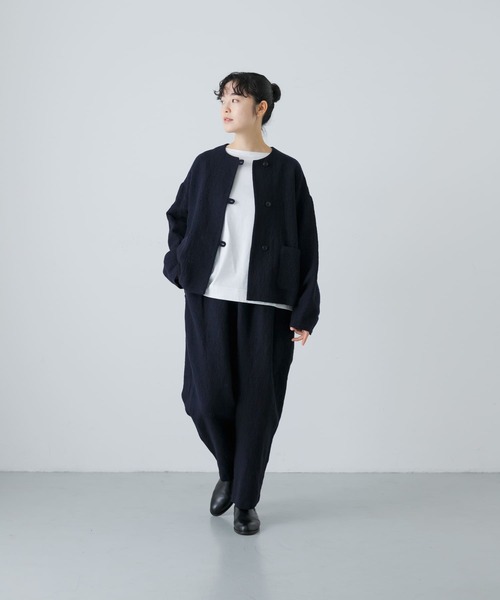 かぐれ（カグレ）の「ウールリネンサルエルパンツ（その他パンツ