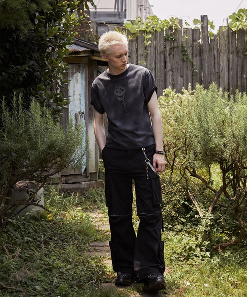 GRANCY（グランシー）の「【GRANCY】Skull Rhinestone Design T-shirt