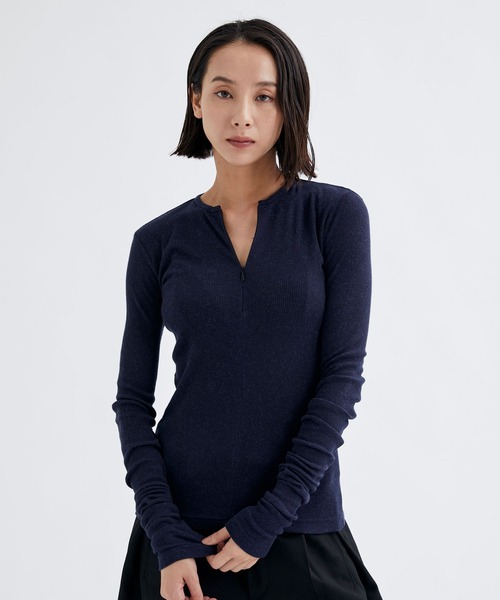 INSCRIRE（アンスクリア）の「【INSCRIRE/アンスクリア】Open L/S Tee