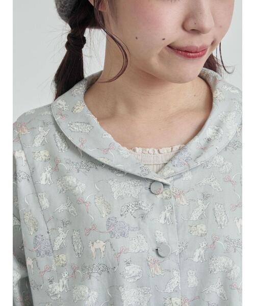 LIBERTY】Koh & Eito柄ビエラワンピース（ワンピース）｜TSUHARU by