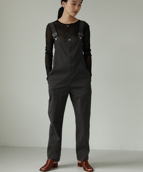 TODAYFUL（トゥデイフル）の「コットンスリムサロペット（サロペット