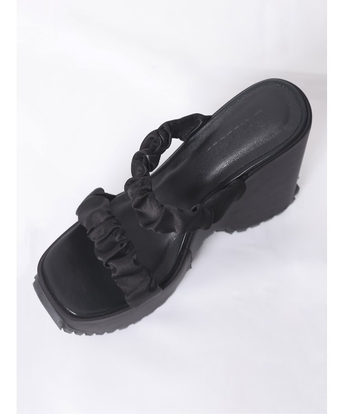 サテンプラットフォームサンダル（サンダル）｜Darich（ダーリッチ）の