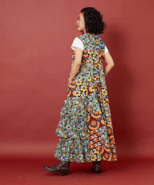 Freada（フリーダ）の「Freada/フリーダ アシメティアードワンピース