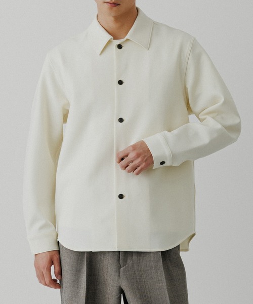 セール】ダブルクロス シャツ ジャケット（シャツ/ブラウス）｜ADAM ET