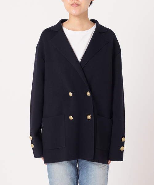 セール】ミラノリブニットジャケット（テーラードジャケット