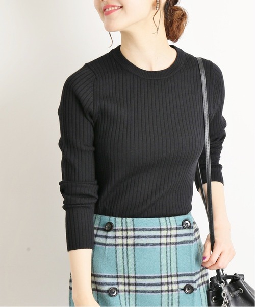セール】6x3リブ クルーネックプルオーバー◇（ニット/セーター