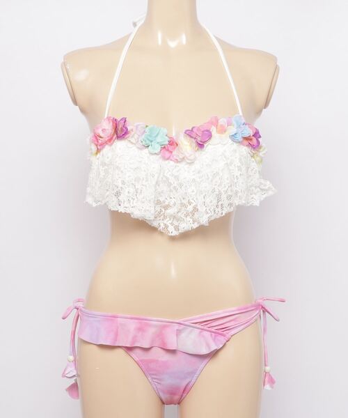 PR01.（ピーアールワン）の「Nuckle Market フラワーコサージュレース