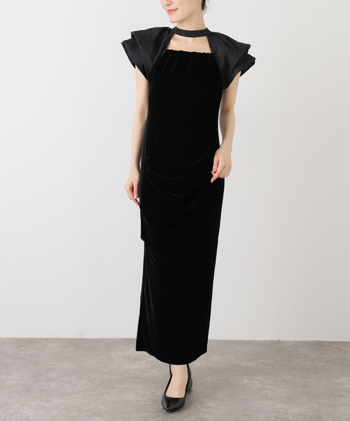 ドレープベロアドレス（ドレス）｜ANDRESD（アンドレスド）の