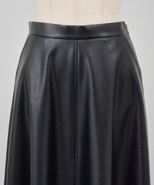 セール】フェイクレザーフレアスカート（スカート）｜BEARDSLEY