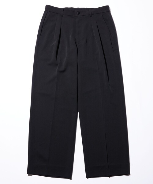 フリークス I Need You Baby タックワイドパンツ ブラック フリークス