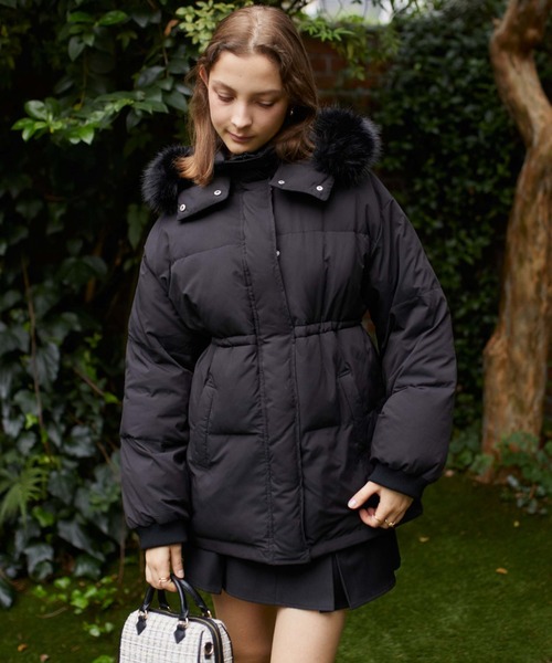 新品未使用 マルチway・エコファーフード ロングダウンコート(ベルト