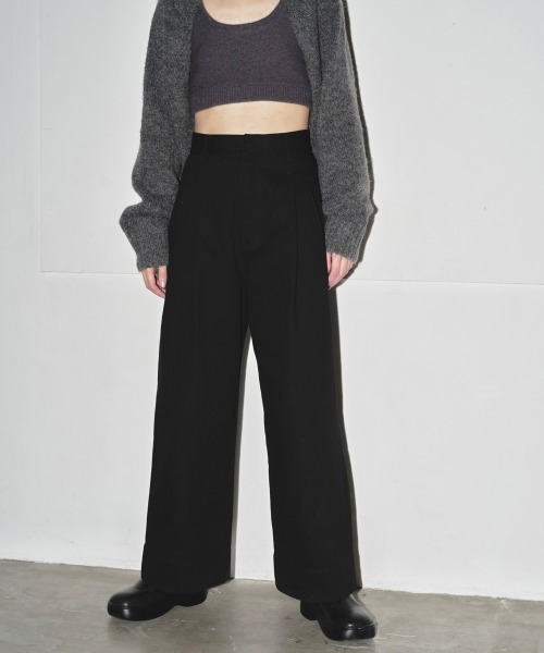 TODAYFUL（トゥデイフル）の「Wide Twill Trousers（その他パンツ
