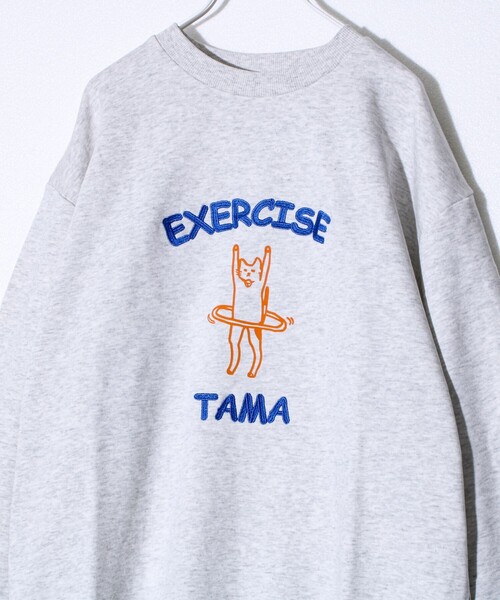 セール】【FREDYMAC】EXCERCISING TAMA 裏毛スウェット（スウェット