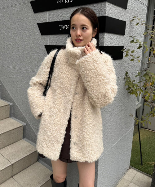 毛皮 高級ミンク本毛皮◎オンワード クロスミンクコート リアルファー