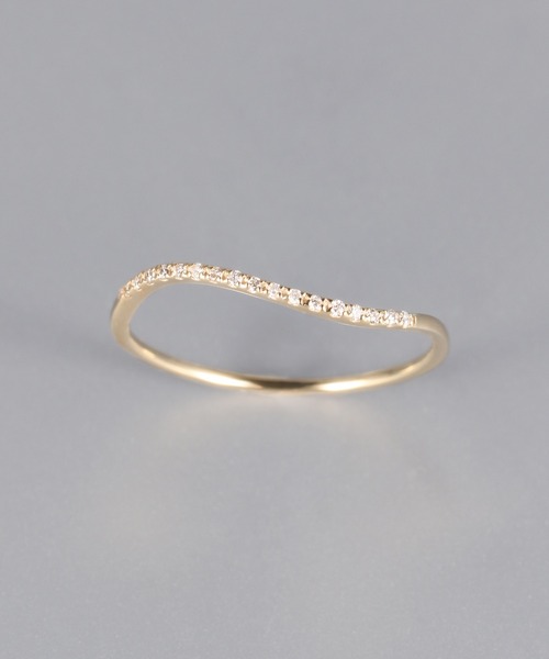 PAS TIERRA（パティエラ）の「[Briller] K10ウェーブダイヤモンド