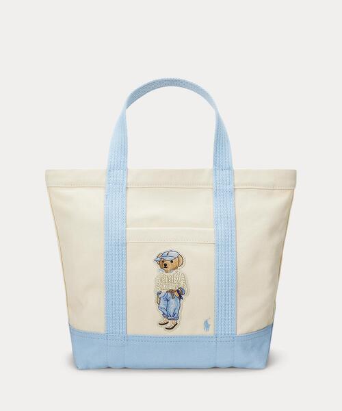 Polo ベア キャンバス スモール トート（トートバッグ）｜POLO RALPH