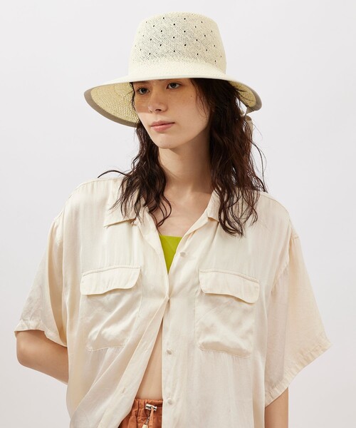 La maison de Lyllis/ラメゾンドリリス】MANE/つば広リボンハット