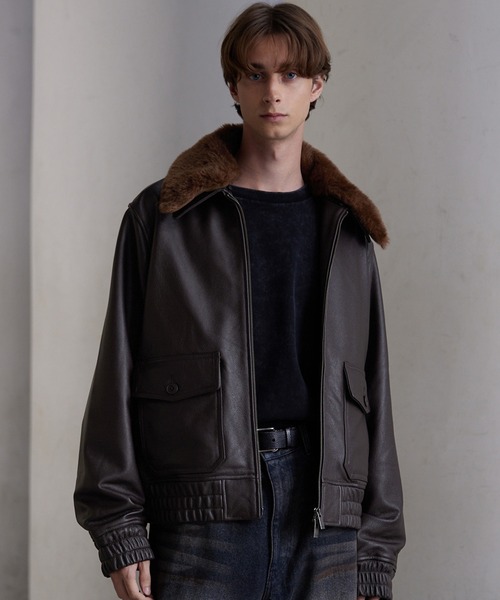 CLEL】Cow Leather G-1 Blouson / 牛革/カウレザー G-1ブルゾン