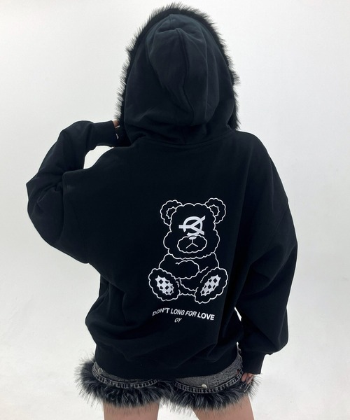 セール】『OY/オーワイ』DOLLY FAUX FUR HOODIE ZIP UP/ドリー ファー