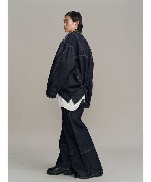 MA-1 DOCKING DENIM JACKET / MA-1ドッキングデニムジャケット（デニム