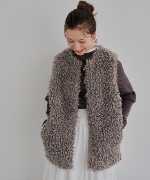 プードルファーベスト（ベスト）｜titivate（ティティベイト）の