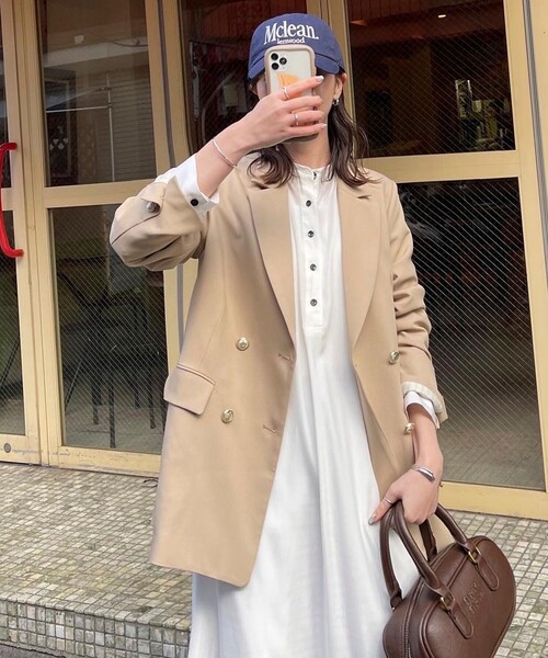 Burberry ベージュ ダブルブレストジャケット Y2K Burberry's ダブル