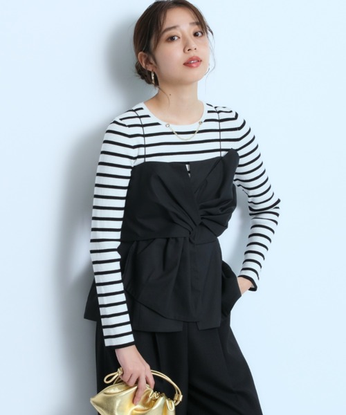 JUSGLITTY（ジャスグリッティー）の「リボンビスチェ（シャツ/ブラウス