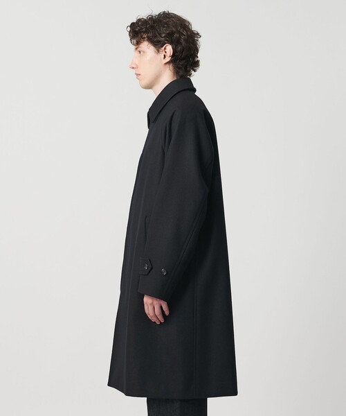 セール】ウーステッドメルトン バルマカーンコート（ステンカラー