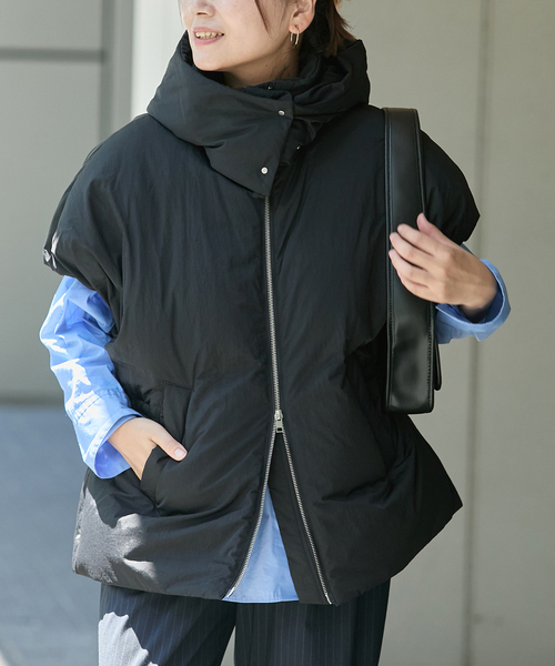 セール】ドロストポンチョダウン（ダウンベスト）｜JOURNAL STANDARD