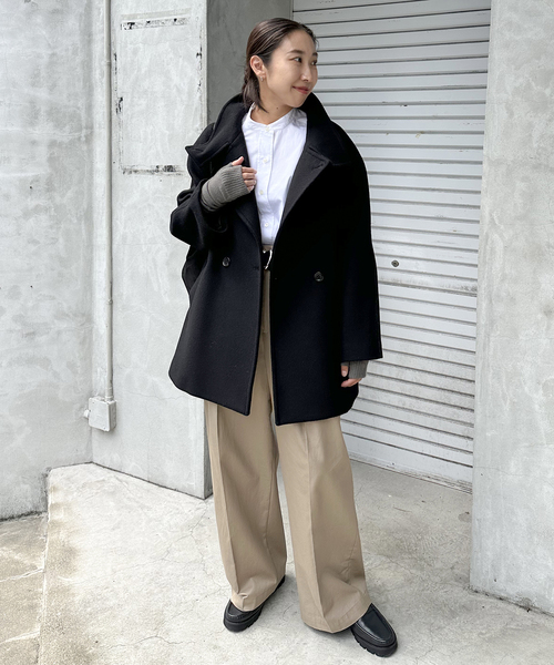 セール】MANTECO GIOLICA スタンドショートコート（その他アウター