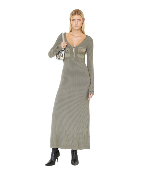 DIESEL（ディーゼル）の「レディース ロングワンピース リブ