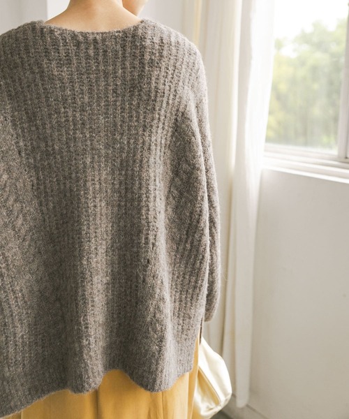 URBAN RESEARCH（アーバンリサーチ）の「アルパカ混ケーブルニット