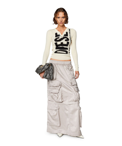 DIESEL（ディーゼル）の「レディース カーゴ ロングスカート（スカート