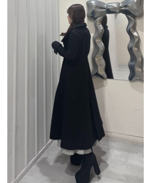25オーバーネックシンデレララインコート 秋服 冬服（ステンカラー