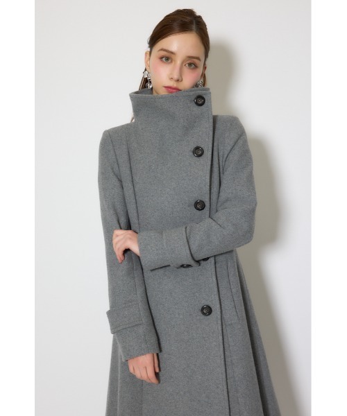 25オーバーネックシンデレララインコート 秋服 冬服（ステンカラー