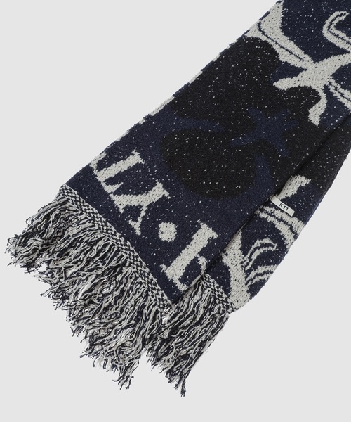 KHOKI（コッキ）の「Intarsia-knit muffler（マフラー）」 - WEAR